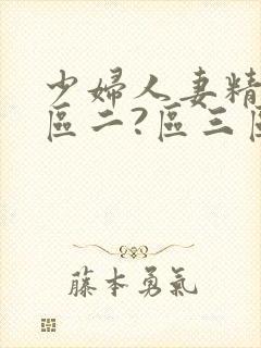 少妇人妻精品一区二?区三区99