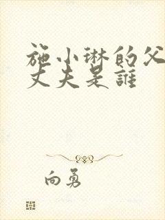 施小琳的父亲和丈夫是谁