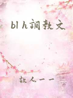 bl h调教文