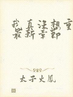 我真没想重生啊最新章节