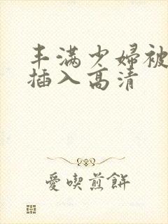 丰满少妇被猛烈插入高清