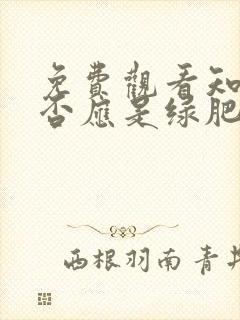 免费观看知否知否应是绿肥红瘦 tv版