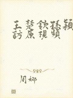 王楚钦孙颖莎采访原视频