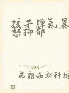 孩子脾气暴躁易怒抑郁