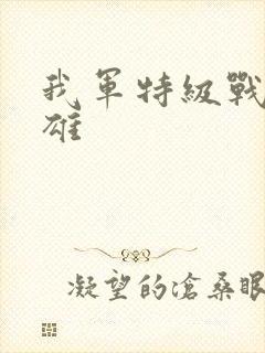 我军特级战斗英雄
