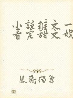 小说推文一口气看完甜文娱乐圈