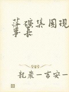 萍矿集团现任董事长