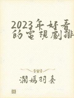 2023年好看的电视剧排行榜前十名