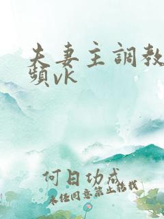 夫妻主调教的视频vk
