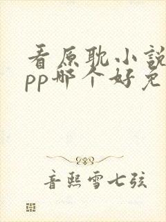 看原耽小说的app哪个好免费