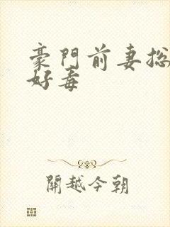 豪门前妻总裁你好毒