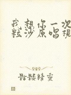 我想你一次落一粒沙原唱视频播放