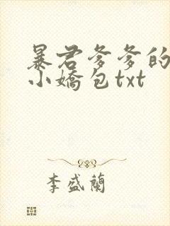 暴君爹爹的团宠小娇包txt