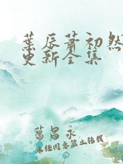 叶辰萧初然最新更新全集
