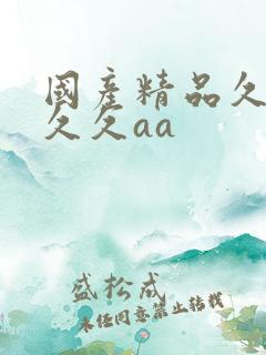 国产精品久久久久久aa