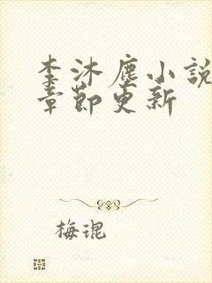 李沐尘小说最新章节更新