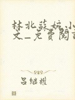 林北苏婉小说全文_免费阅读