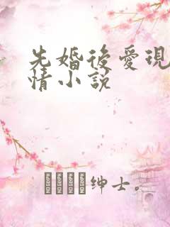先婚后爱现代言情小说