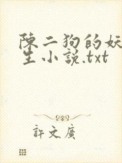 陈二狗的妖孽人生小说.txt