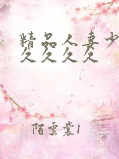 精品人妻少妇久久久久久