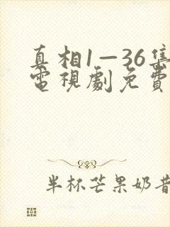 真相1—36集电视剧免费观看36集