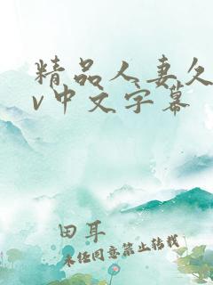 精品人妻久久av中文字幕