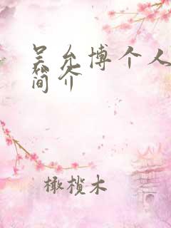 吴允博个人资料简介