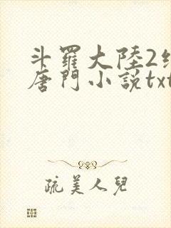 斗罗大陆2绝世唐门小说txt