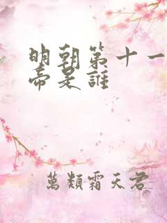 明朝第十一位皇帝是谁