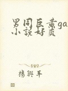 男同巨黄gay小说好爽