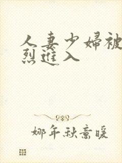 人妻少妇被 猛烈进入