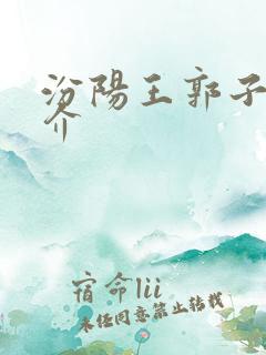 汾阳王郭子仪简介