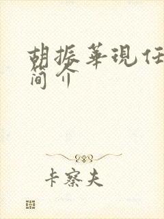 胡振华现任职务简介