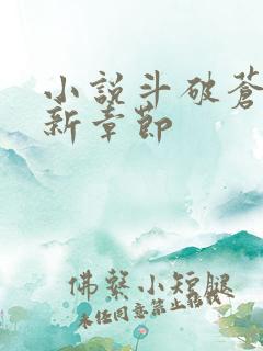 小说斗破苍穹最新章节