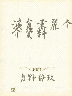 演员袁丽个人简介资料