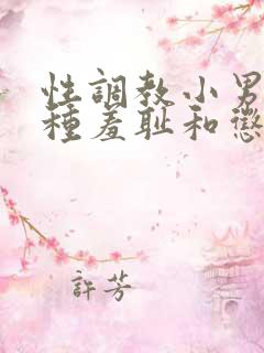 性调教小男娃各种羞耻和惩罚小说