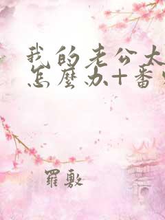 我的老公太猛了怎么办+番外 小说