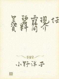 吴碧霞现任丈夫资料简介