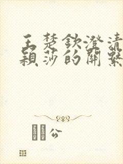 王楚钦澄清与孙颖莎的关系