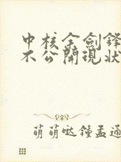 中核余剑锋为何不公开现状