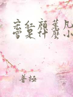 宋红颜叶凡唐若雪是什么小说