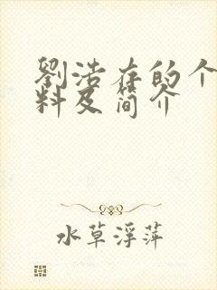 刘浩存的个人资料及简介