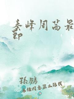 秦峰周茜最新章节