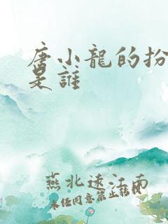 唐小龙的扮演者是谁