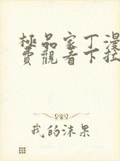 极品家丁漫画免费观看下拉式快看