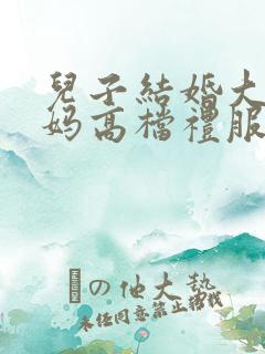 儿子结婚大牌妈妈高档礼服