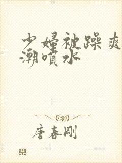 少妇被躁爽到高潮喷水