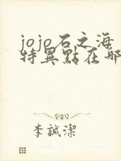 jojo石之海特异点在哪个角