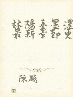 林阳秦墨浓免费最新章节更新