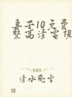 妻子10免费完整高清电视剧在线看